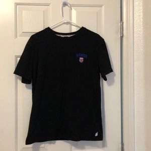 black kswiss shirt
